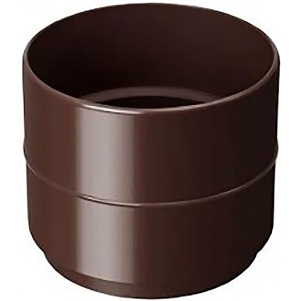 Муфта трубы RAINWAY d75 мм коричневый 