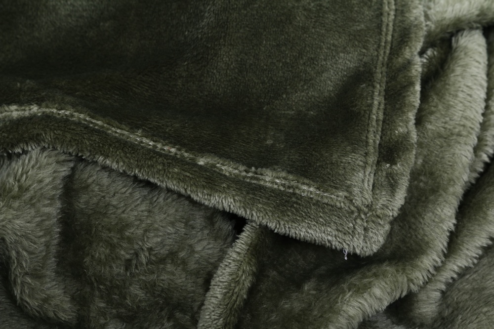 Плед Solid Deep Green 200x220 см зеленый La Nuit