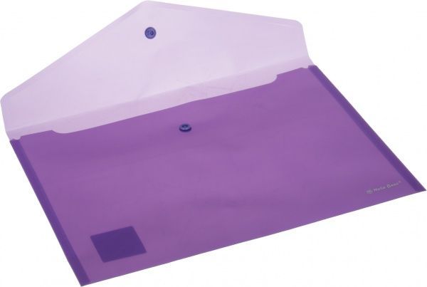 Папка-конверт на кнопці А4 фіолетова Nota Bene