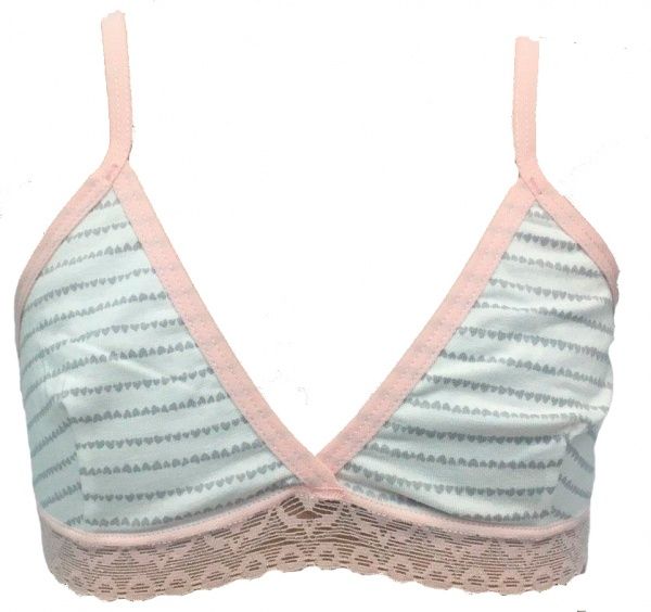 Лиф Bibo для девочки р.140 белый с розовым 92130 