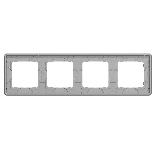 Рамка четырехместная Schneider Electric Sedna Elements универсальная матовый черный SDD362804