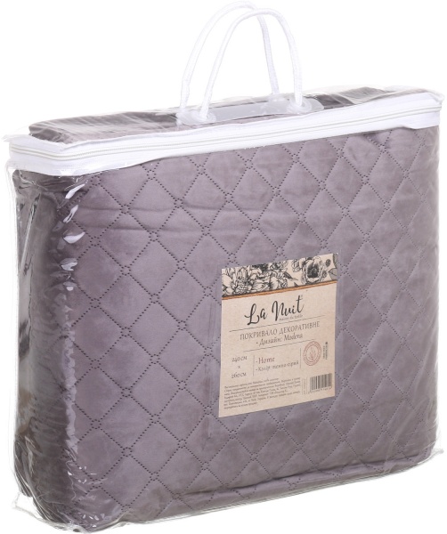 Покрывало Verona 220x240 см La Nuit темно-серый 