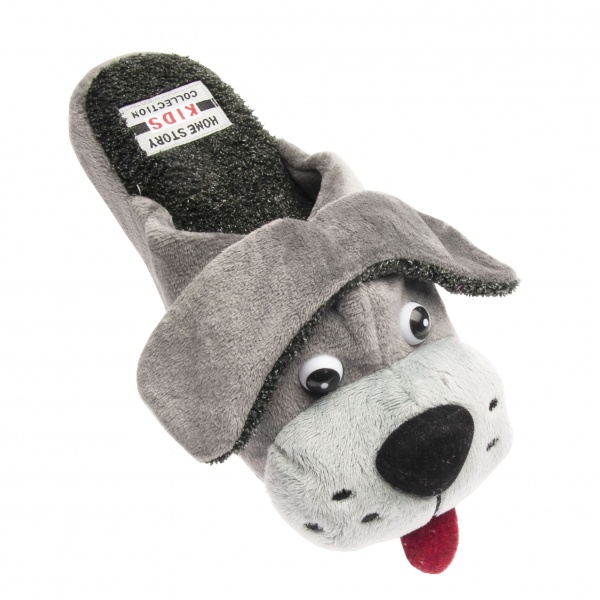 Капці дитячі для хлопчика Home Story р.32-33 сірий 211554-2 