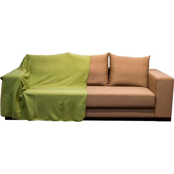 Плед флісовий Underprice зелений 150x180 см