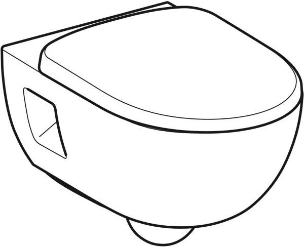 Унітаз підвісний Geberit Selnova Rimfree із сидінням з кришкою (501.750.00.1)