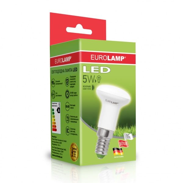 Лампа светодиодная Eurolamp 5 Вт R39 матовая E14 220 В 4000 К 