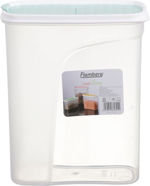 Контейнер із кришкою Sand 2,5 л блакитний G-288 Flamberg Smart Kitchen