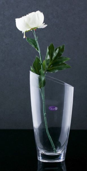 Ваза стеклянная прозрачная 31-108-042 Viola