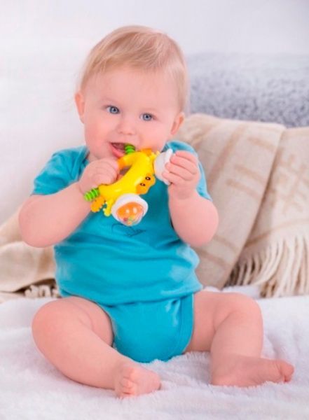 Іграшка-прорізувач Bebelino Крабик 58063