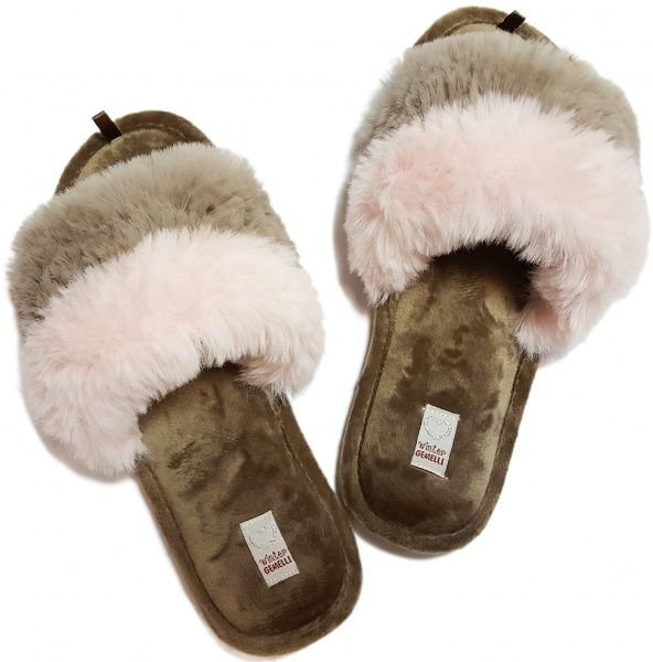 Капці домашні Gemelli Версаль р. 39 сірий/світло-рожевий 