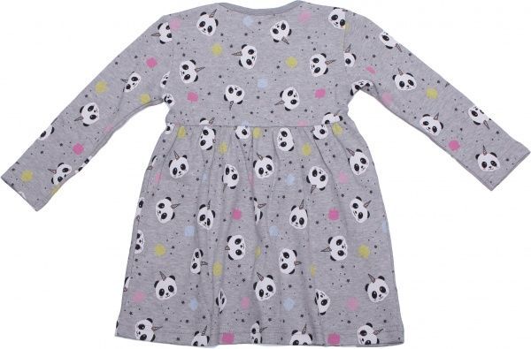 Сукня Luna Kids Панда 1066/22001 р.86-92 сірий із малюнком 