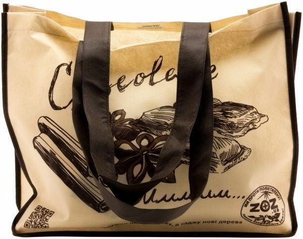 Экосумка Шоколад бежевый  