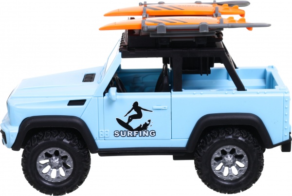Позашляховик Shantou серфера зі звуковим і світловим ефектом 22х10х13 см блакитний 666-23P