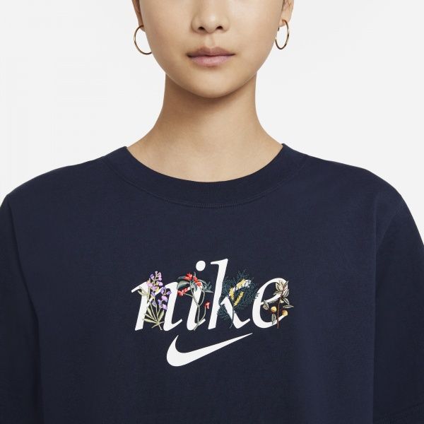 Футболка Nike W NSW TEE BOXY NATURE DD1456-451 р. S темно-сірий