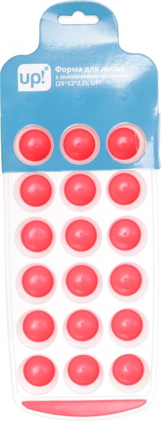 Форма для льда 25x12x2.2 см с силиконовой вставкой в ассортименте UP! (Underprice)