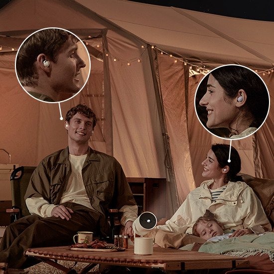 Проектор Samsung SP-LFF3CLAXXUA The Freestyle 2nd-Gen White