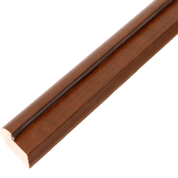 Стійка дверної коробки шпонована дуб темний 2100x80x40 мм з ущільнювачем Terminus