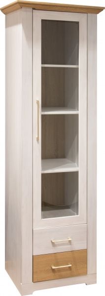 Вітрина VMV Holding Arsal 1W2S дуб кам’яний / сосна норвезька 