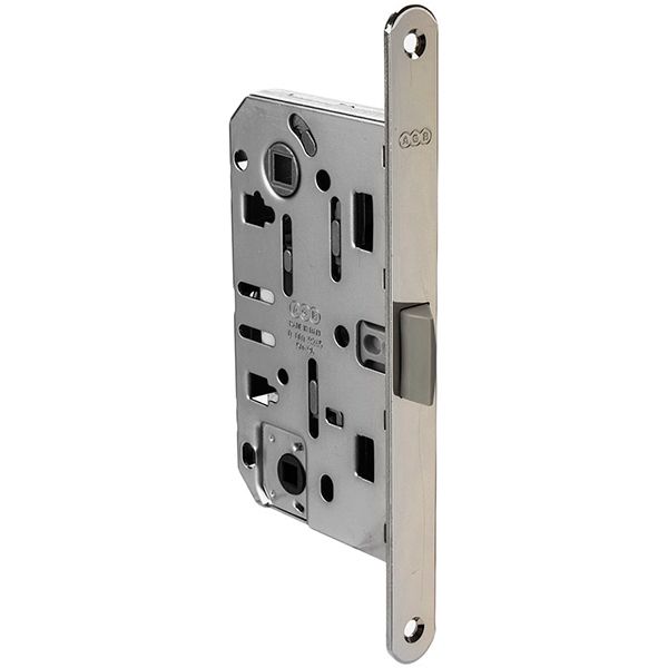 Дверний замок міжкімнатний AGB MEDIANA Evolution WC96 нікель