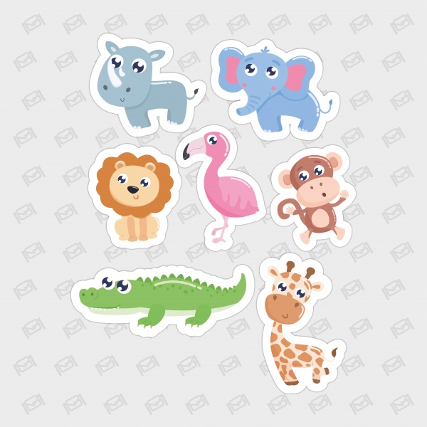 Магніти дитячі MAXGROUP Тваринки NM-228