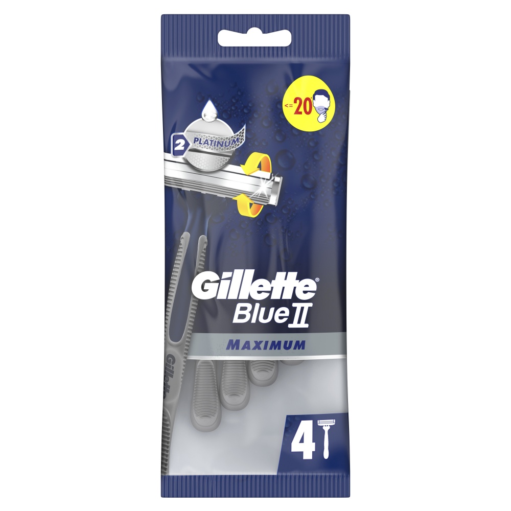 Станки одноразові GILLETTE Blue2 Maх 4 шт.