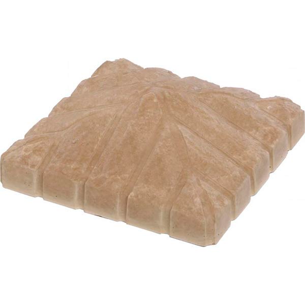 Кришка на стовп Скала Жовта 410x410x150 мм жовтий МЕГАЛІТ 