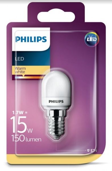 Лампа світлодіодна Philips 1,7 Вт T25 матова E14 220 В 2700 К 