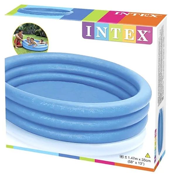 Бассейн Intex 58426 детский, 147х33 см., хрустальный