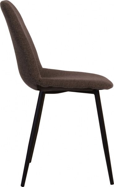 Стілець обідній Nowy Styl FABBI FX BLACK (BOX-2) GD-10 чорний/коричневий