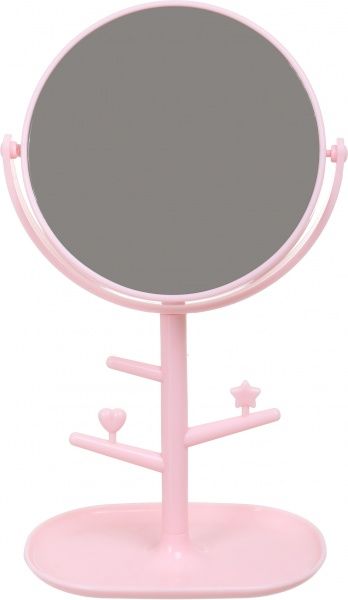 Зеркало косметическое Luna Пион с подставкой 18,5х30,5 см розовый LTX19-03 