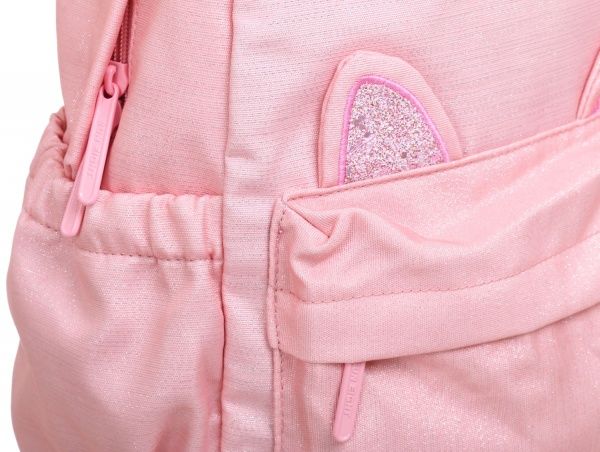 Рюкзак школьный Nota Bene с ушками 39,5х29,5х14 см розовый