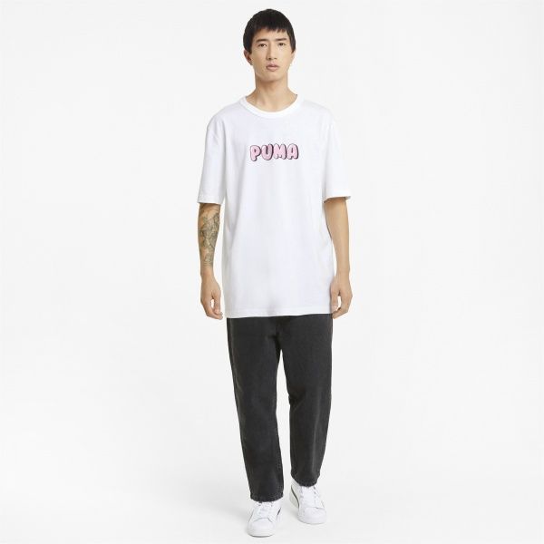 Футболка Puma Downtown Graphic Tee 53089902 M білий
