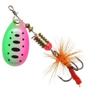 Блесна-вертушка Fishing ROI 3 г Aglia Fly 2001 fluo pink SF05034-3-2001