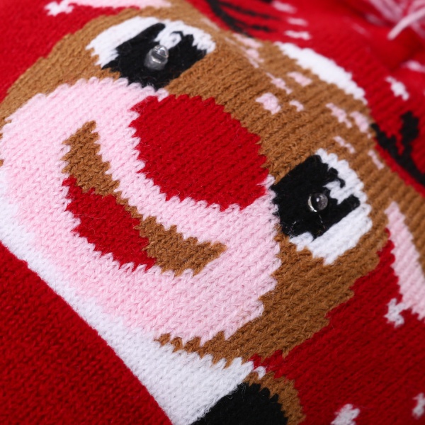 Шапка Діда Мороза з підсвічуванням 21х29 см