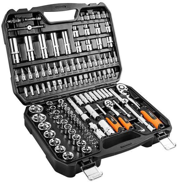 Набір головок 1/2, 1/4 NEO tools 108 шт. 08-666