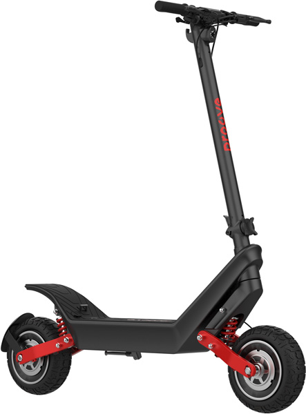 Электросамокат Proove Model Dual Sport (черно-красный)
