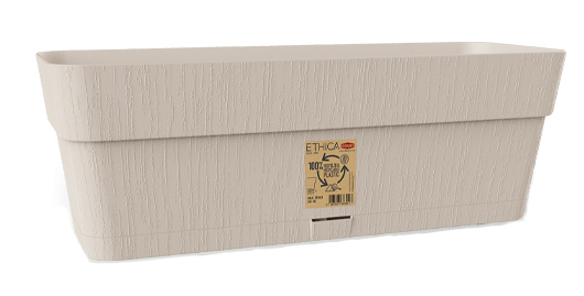 Ящик балконний Stefanplast Ethica 50x18x17 см прямокутний 9,5 л білий (68250) 