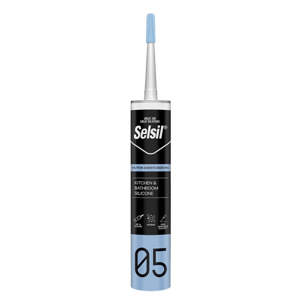 Герметик силиконовый Selsil №05 белый 280 мл