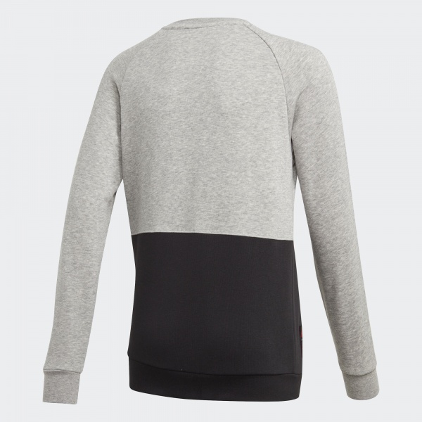 Джемпер Adidas MUFC KIDS CRSWT DX9075 р. 140 сірий