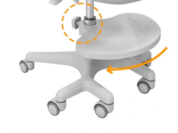 Крісло дитяче Evo-kids Mio-2 G (арт.Y-408 G) сірий 