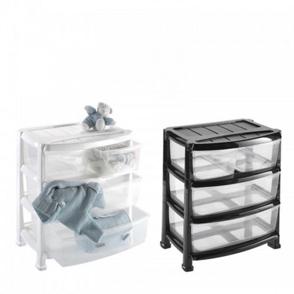 Комод пластиковий Heidrun 1527 Professional білий 2+2 605x400x550 мм