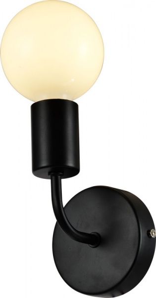 Светильник настенный Accento lighting Nice 1x60 Вт E27 черный 