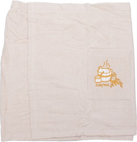 Юбка для сауны р. M/L бежевый 