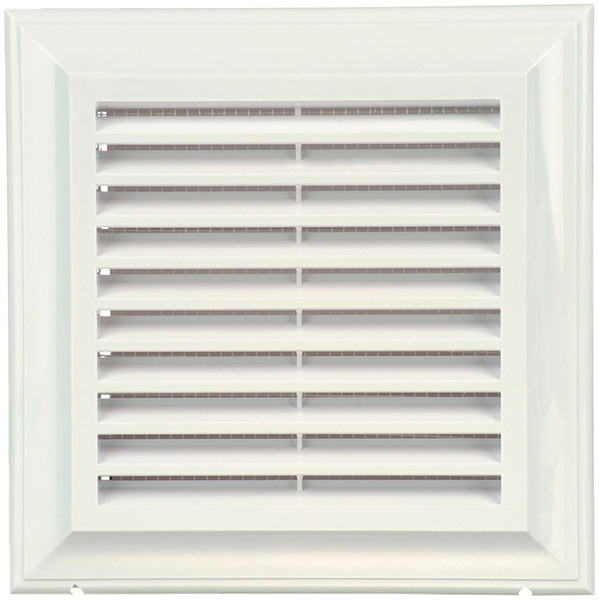 Решетка Blauberg Decor 140x140с абс пластик белый 