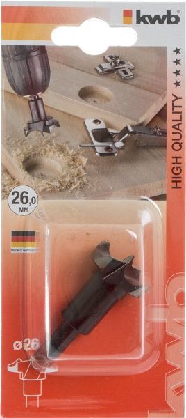Сверло по дереву KWB для отверстий под шарниры 26 мм 705510