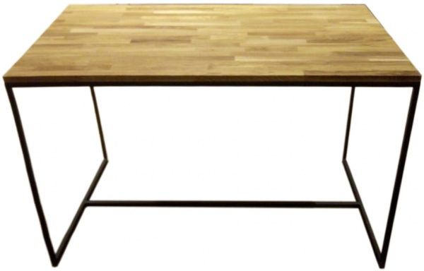 Стол обеденный Метал Арт Вива 28111 черный/дуб 