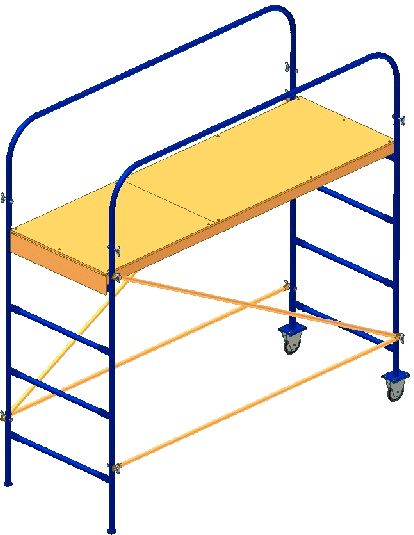 Поміст Будмайстер Small 1,0 (0,7х1,45)