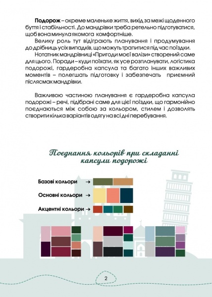 Щоденник недатований Нотатник мандрівниці. Подорож моєї валізи жовтий Мандрівець В6 2021