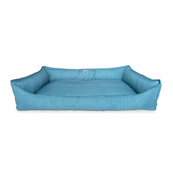 Лежак PETBED Mix Комфорт XL 110x70x27 см голубой