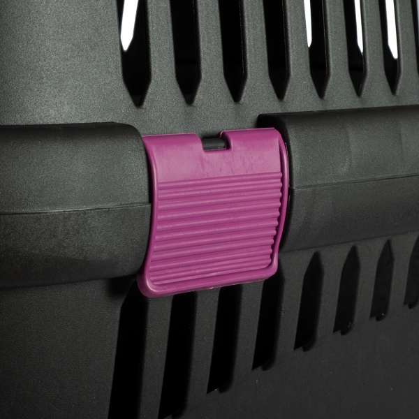 Переноска SGbox для собак и котов до 12 кг SG 39x55x36,5 см черный/микс SG16061